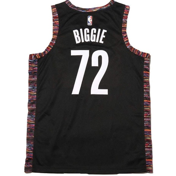 Nike Mens Dry NBA Brooklyn Nets Biggie City Jersey - Picture 2 of 14